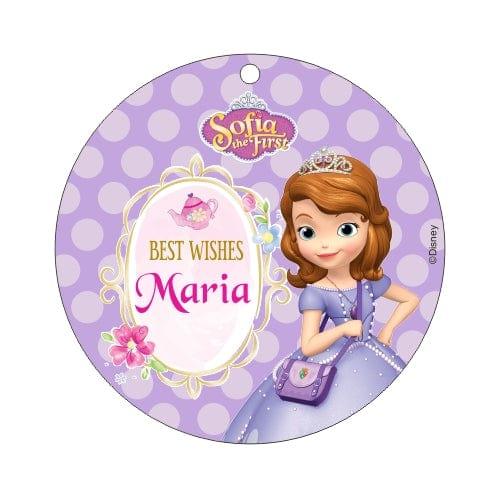Sofia the first Enchanted Garden Party Best Wishes card PERSONALISED Pretty UR Party 25 Best Wishes Cards
