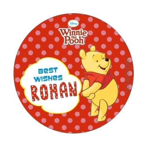 Winnie the Pooh Best Wishes card PERSONALISED Pretty UR Party 25 Best Wishes Cards