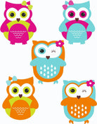 Girly Owl Theme Cutouts THEME PARTIES Pretty UR Party