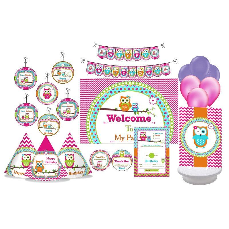 Girly Owl Party Decorations THEME PARTIES Pretty UR Party Default Title
