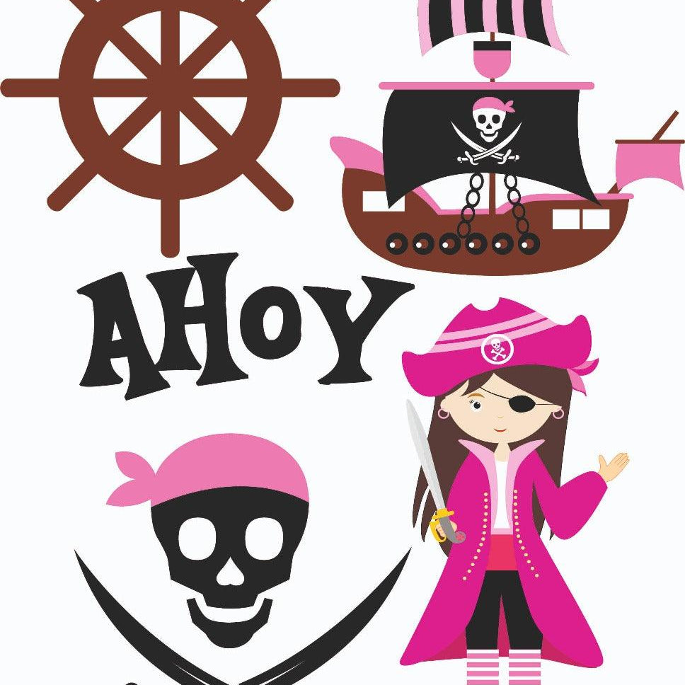 Girly Pirate Theme Cutouts THEME PARTIES Pretty UR Party