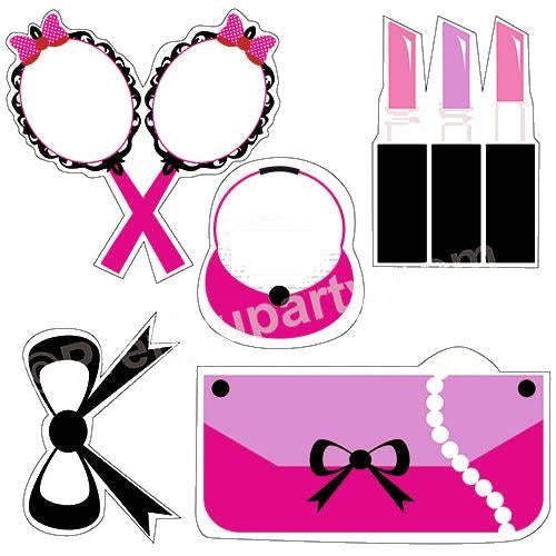 Glam Diva Theme Cutouts