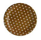Gold Polka Dots Paper Plates ALL PARTY SUPPLIES Pretty UR Party