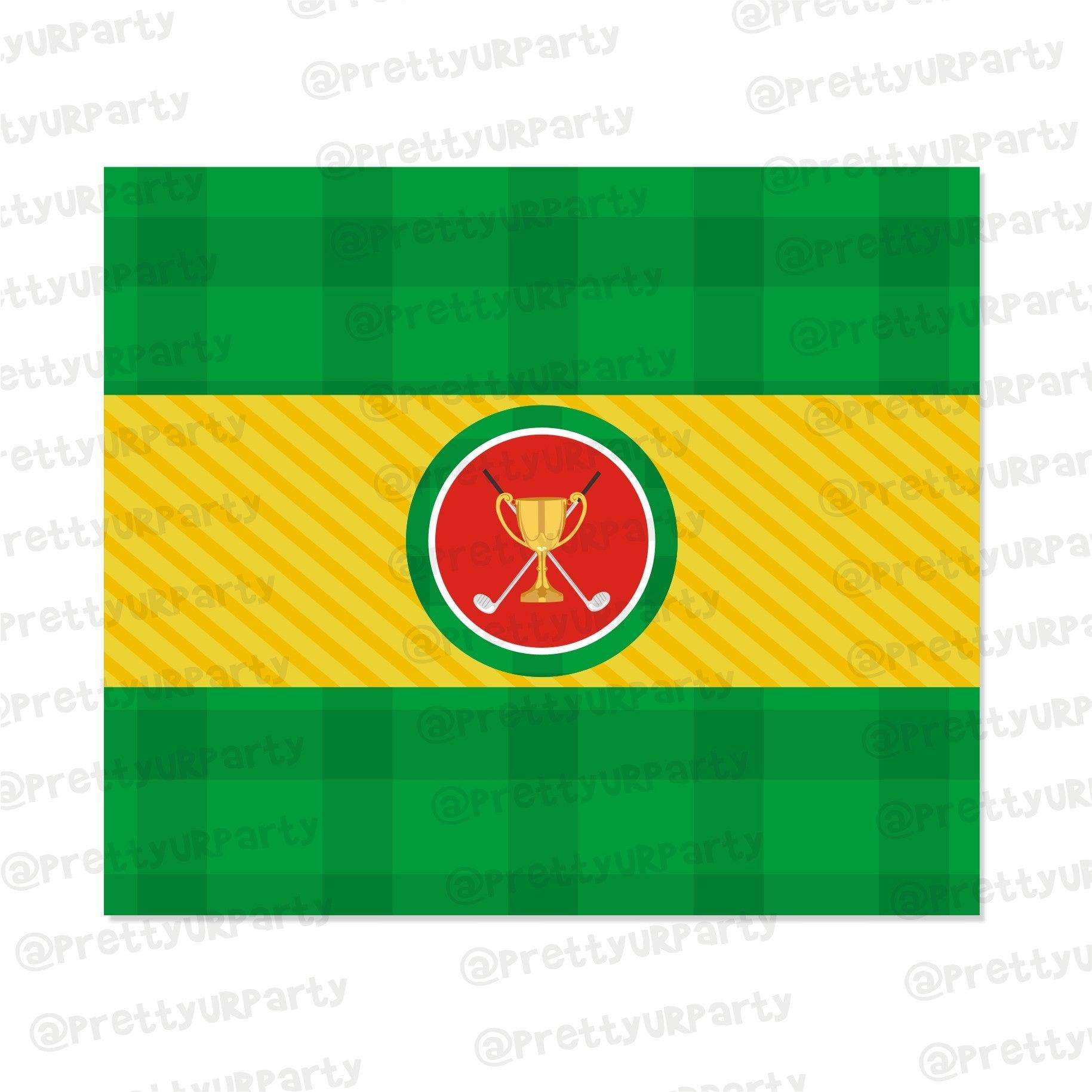 Golf Partee Chocolate Wrappers THEME PARTIES Pretty UR Party Default Title