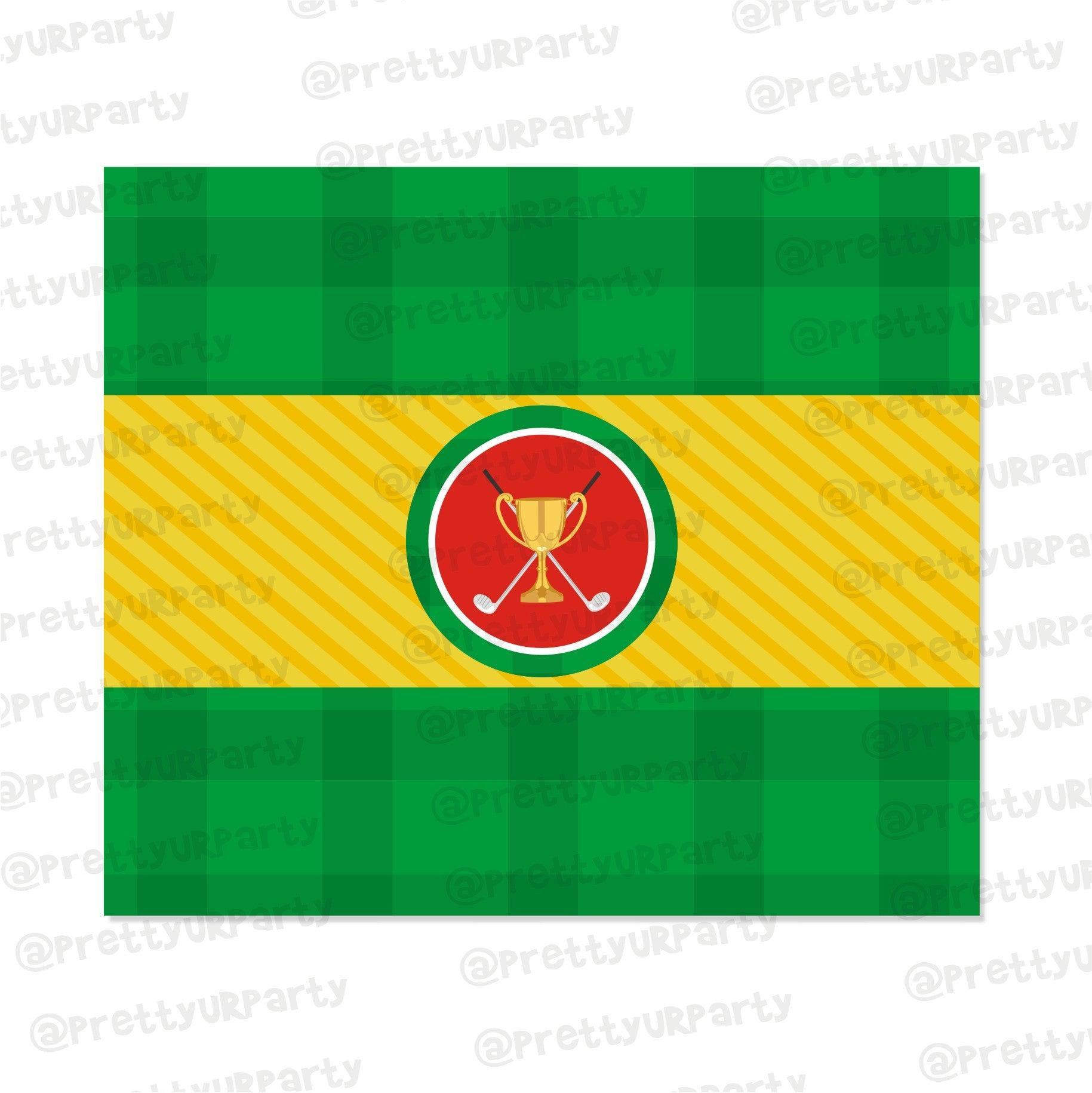 Golf Partee Chocolate Wrappers THEME PARTIES Pretty UR Party Default Title