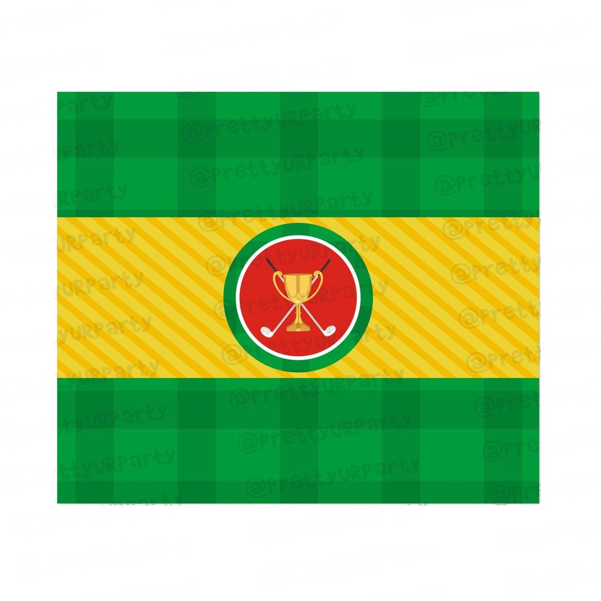 Golf Partee Chocolate Wrappers
