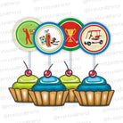 Golf Partee Cupcake / Food Toppers THEME PARTIES Pretty UR Party
