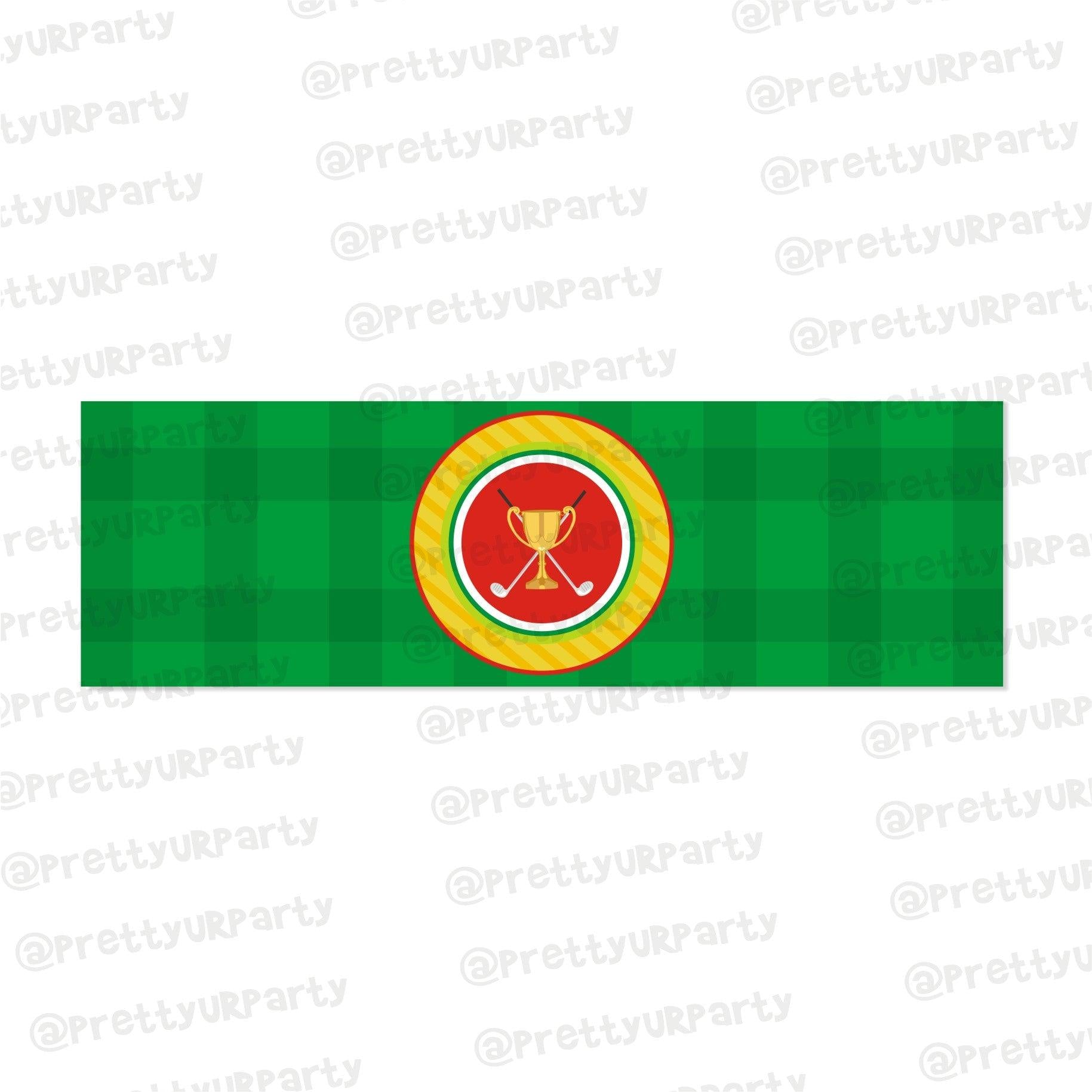 Golf Partee Wrist Bands - Pack of 10 THEME PARTIES Pretty UR Party Default Title