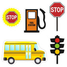 Wheels on the Bus Theme Cutouts THEME PARTIES Pretty UR Party