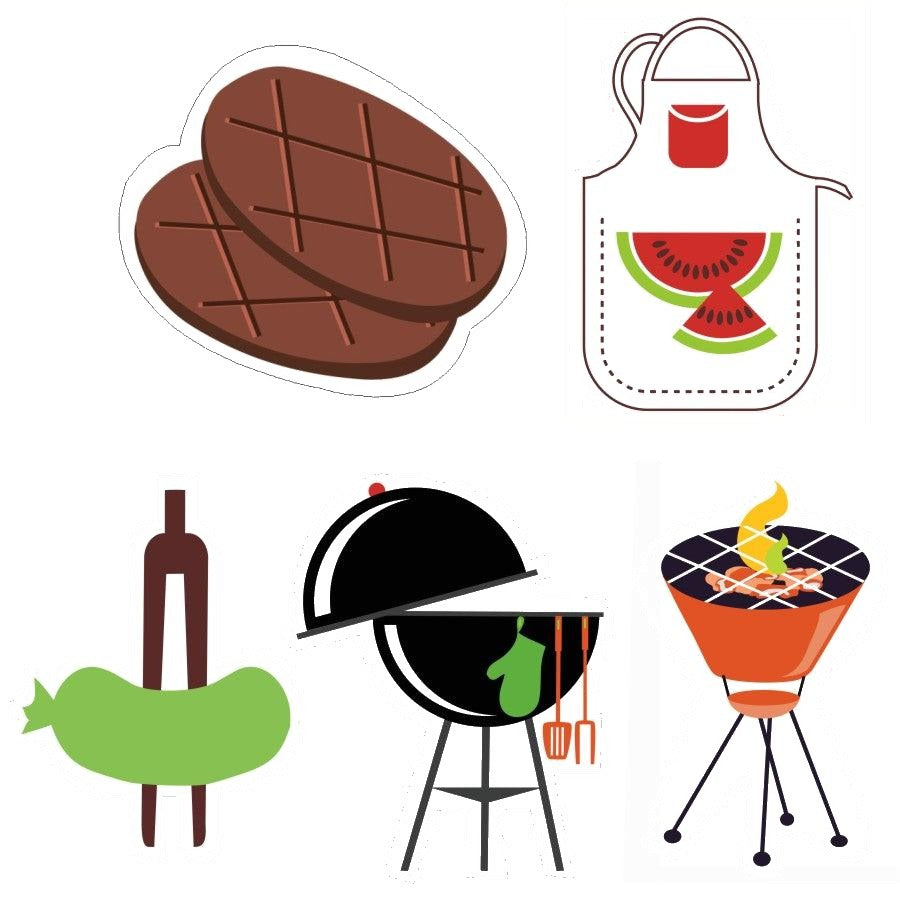 Barbeque Theme Cutouts