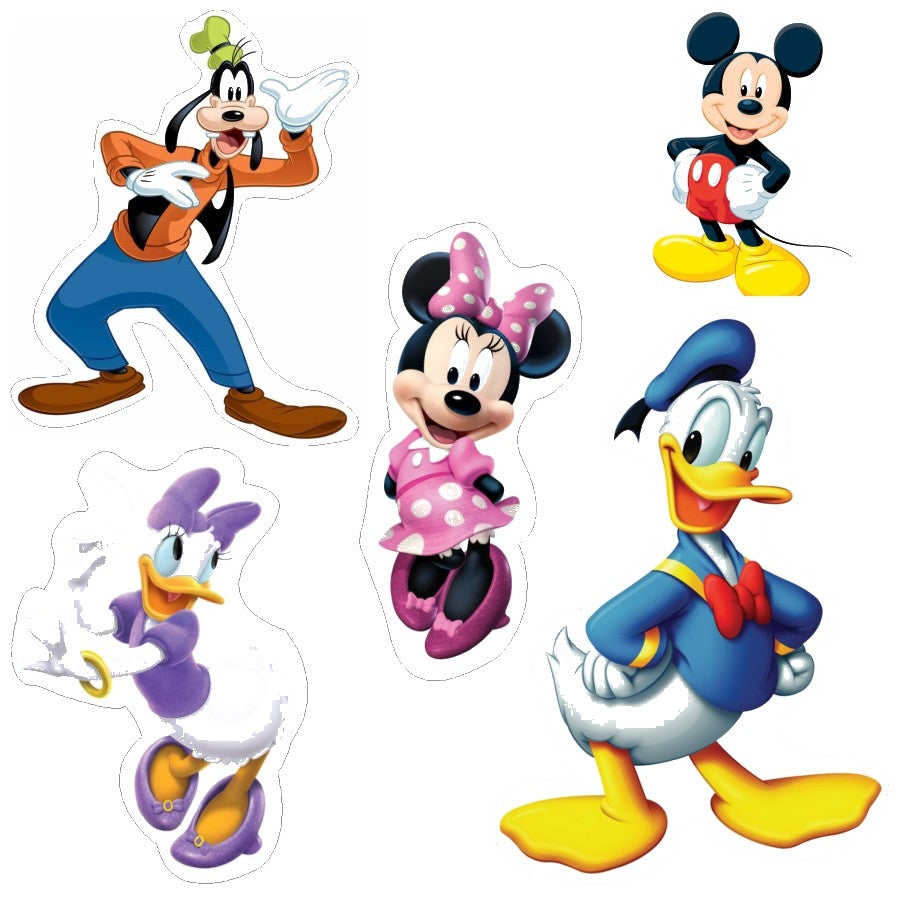 Mickey Mouse Clubhouse Theme Cutouts