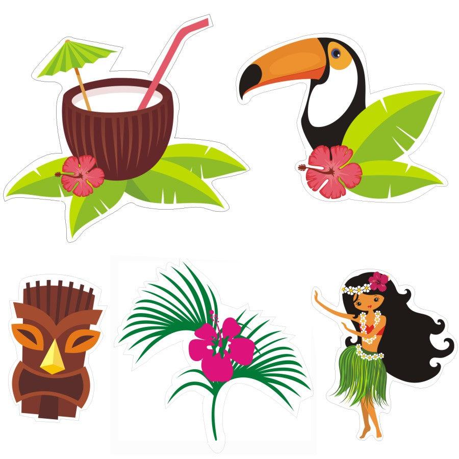 Hawaiian Theme Cutouts THEME PARTIES Pretty UR Party