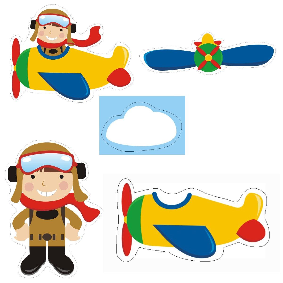 Little Aviator Theme Cutouts THEME PARTIES Pretty UR Party