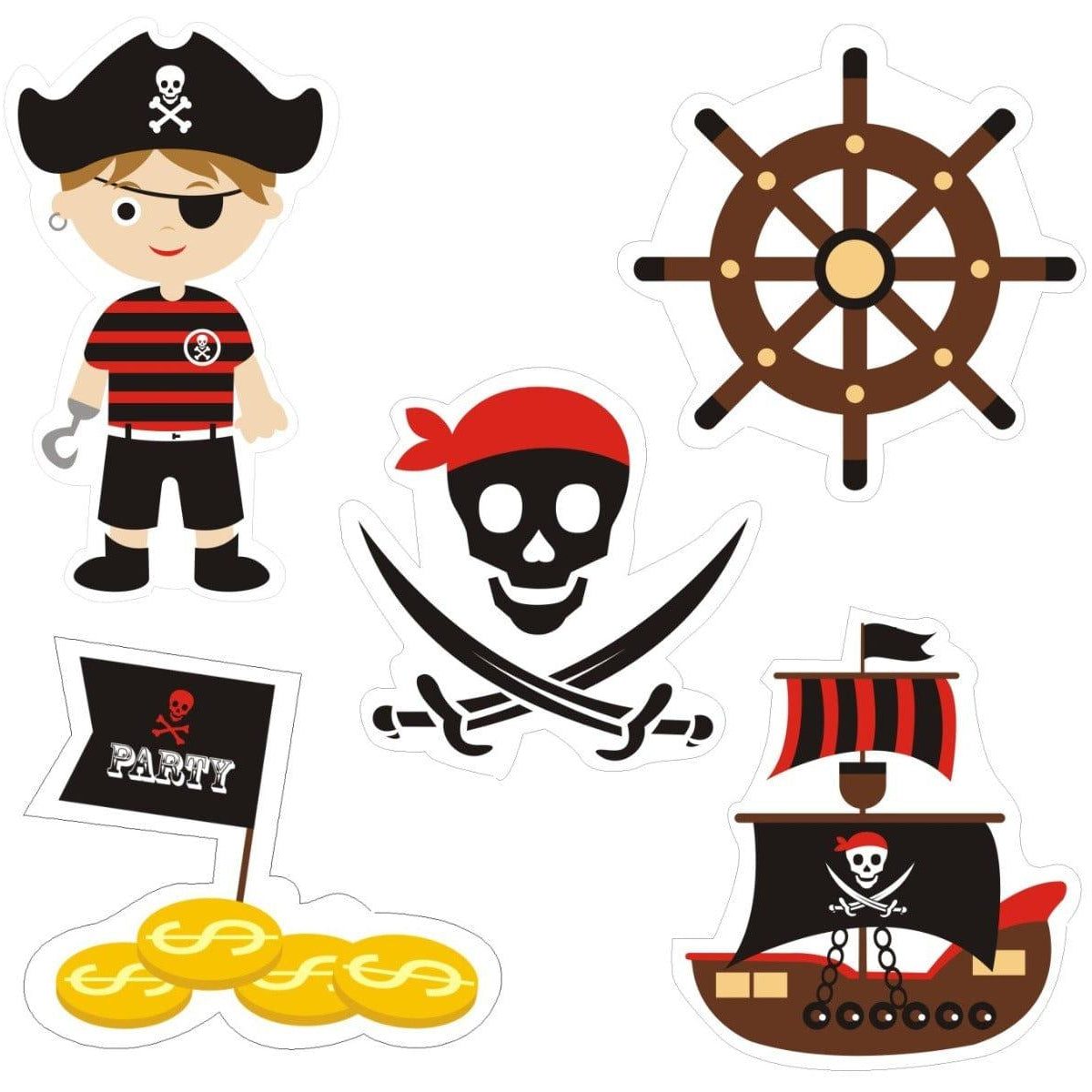 Pirate Theme Cutouts THEME PARTIES Pretty UR Party