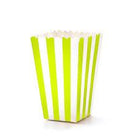 Green Stripes Popcorn Box - Pack of 10 ACCESSORIES Pretty UR Party