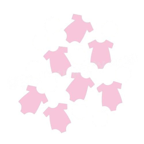 Pink and Grey Onesie Baby Shower Confetti