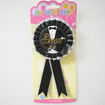 Groom to be Rosette Badges ALL PARTY SUPPLIES Pretty UR Party