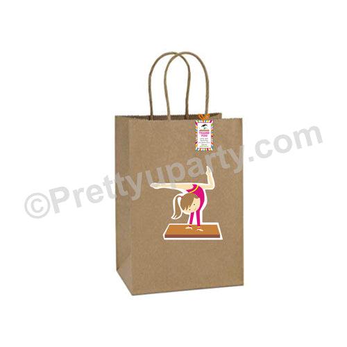 Gymnastics Gift Bags - Pack of 10 ACCESSORIES Pretty UR Party