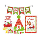 1/2 Birthday Merry Christmas Theme Package ALL PARTY SUPPLIES Pretty UR Party