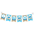 Burlap Half Birthday Decorations for Boys ALL PARTY SUPPLIES Pretty UR Party