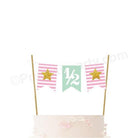 1/2 Cake Bunting - Pink DECORATIONS Pretty UR Party