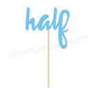 Half Cake Topper - Blue ALL PARTY SUPPLIES Pretty UR Party