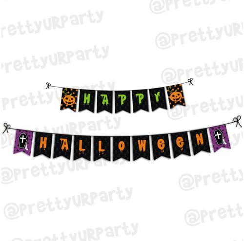 Halloween 01 Theme Bunting ALL PARTY SUPPLIES Pretty UR Party Default Title