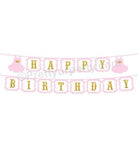 Princess Happy Birthday Bunting THEME PARTIES Pretty UR Party