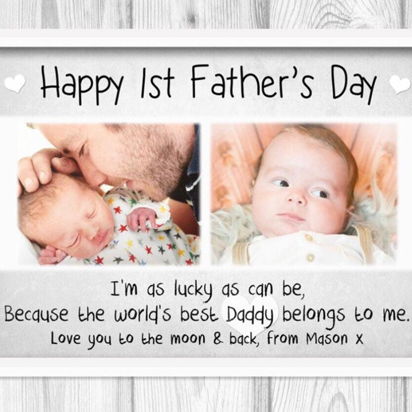 First Fathers Day Photo Frame