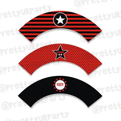 Hollywood Chocolate Wrappers THEME PARTIES Pretty UR Party Default Title