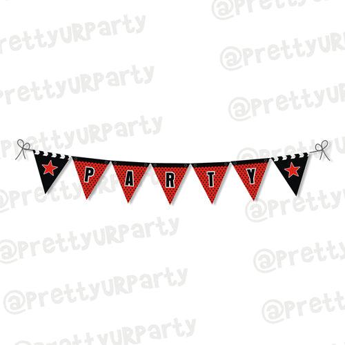 Hollywood Bunting THEME PARTIES Pretty UR Party Default Title