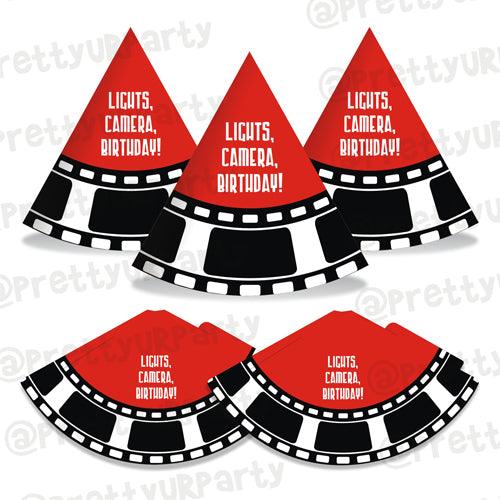 Hollywood Hats - Pack of 10 THEME PARTIES Pretty UR Party Default Title