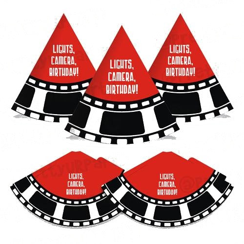 Hollywood Hats - Pack of 10
