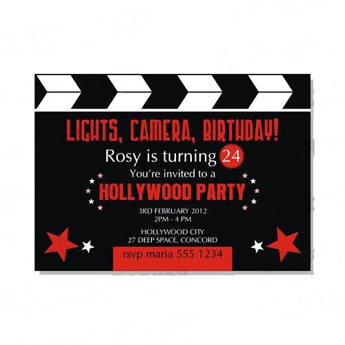 Hollywood Invitations