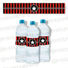 Hollywood Water Bottle Labels THEME PARTIES Pretty UR Party Default Title
