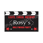 Hollywood Theme Backdrop PERSONALISED Pretty UR Party Default Title
