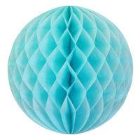 Blue Honeycomb Balls - 25 cm DECORATIONS Pretty UR Party