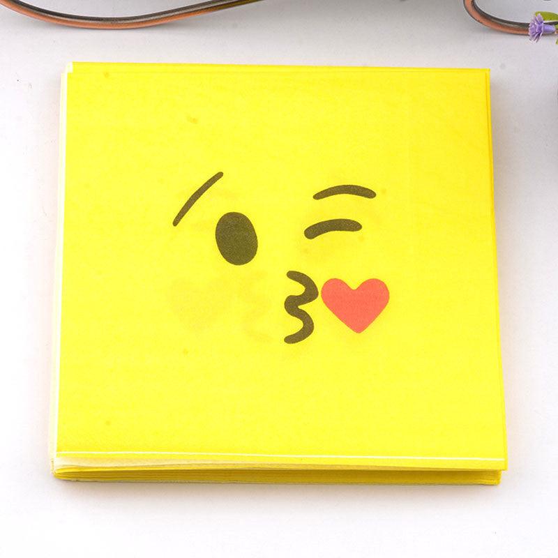 Emoji Paper Napkins THEME PARTIES Pretty UR Party