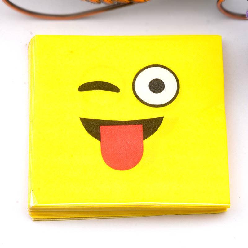 Emoji Paper Napkins THEME PARTIES Pretty UR Party