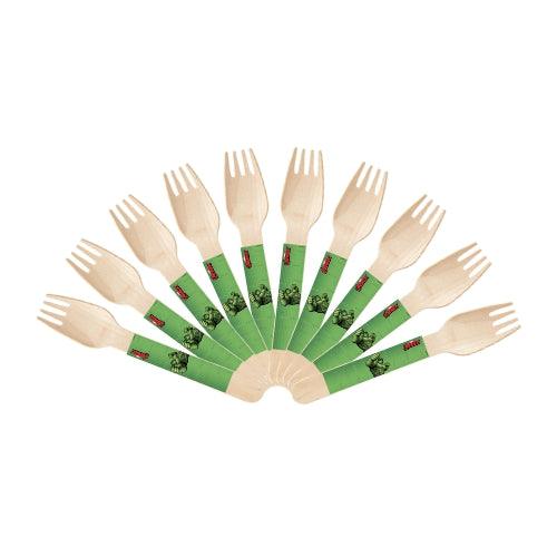 Hulk Theme Forks TABLEWARE Pretty UR Party