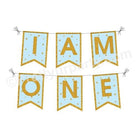 Twinkle Twinkle Little Star Boy Handcrafted I am One Bunting THEME PARTIES Pretty UR Party