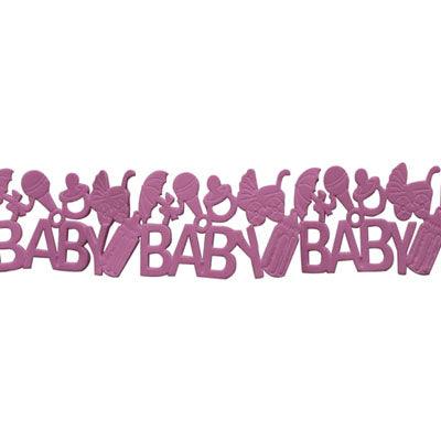 Baby shower Banner - Pink BABY SHOWER Pretty UR Party