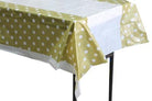 Gold Polka dots Table cover - Disposable ALL PARTY SUPPLIES Pretty UR Party