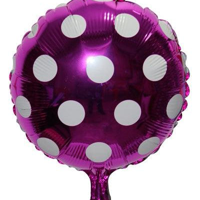 Big Polka Dot Foil Balloon- Purple ALL PARTY SUPPLIES Pretty UR Party