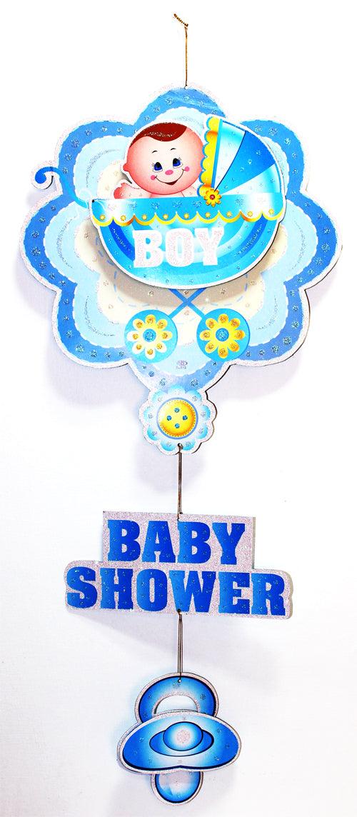 Baby Shower Blue 3D Paper Hanging Pretty UR Party