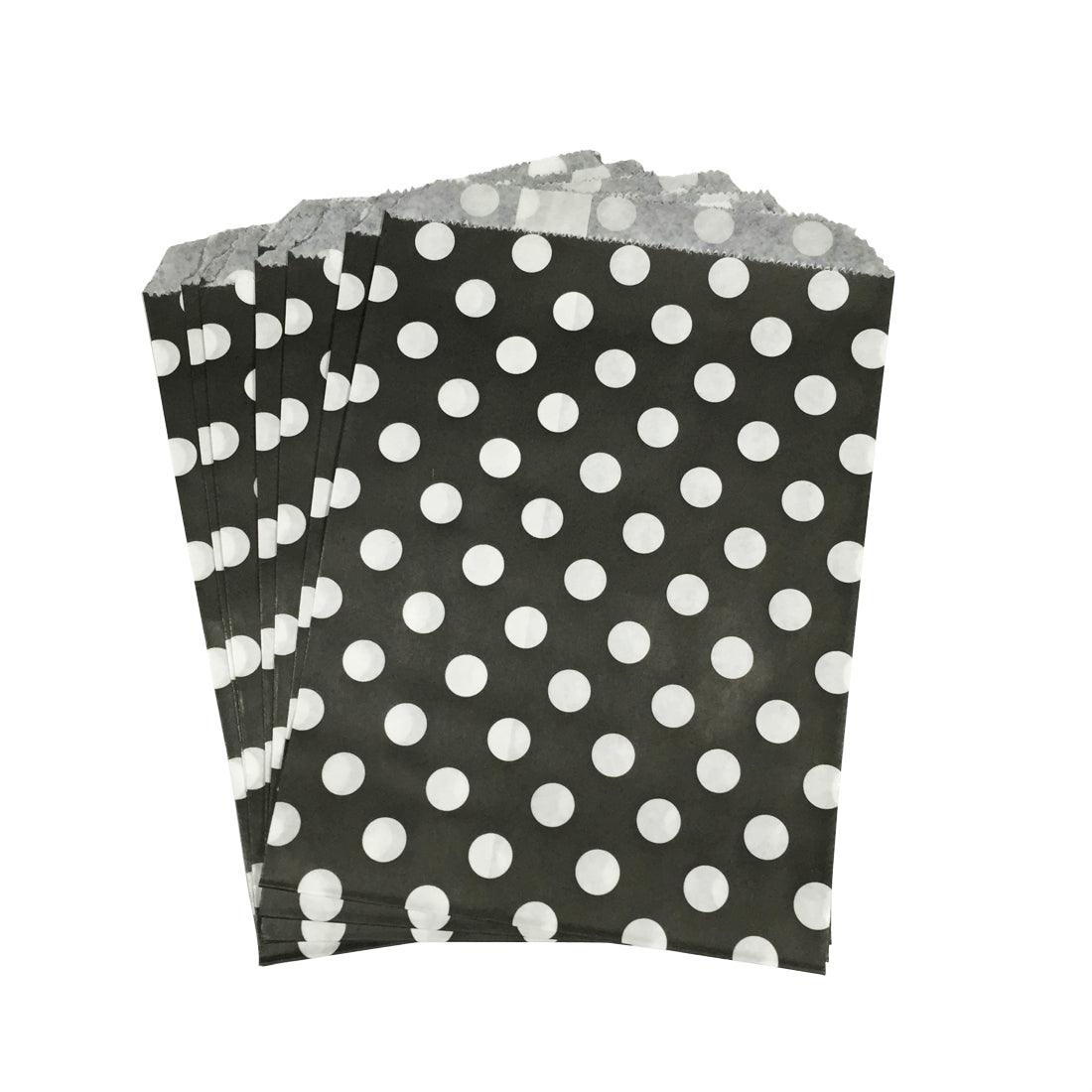 Black Polka Dot Favor Bag ACCESSORIES Pretty UR Party