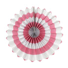 Light Pink Stripes Paper Fans ALL PARTY SUPPLIES Pretty UR Party