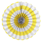 Yellow Stripes Paper Fans ALL PARTY SUPPLIES Pretty UR Party