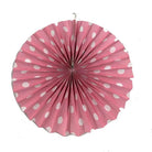 Light Pink Polka Dots Paper Fans ALL PARTY SUPPLIES Pretty UR Party