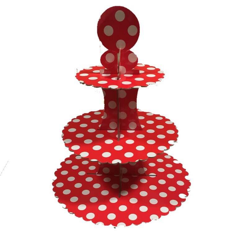 Red Polka Dots Cupcake Stands ALL PARTY SUPPLIES Pretty UR Party